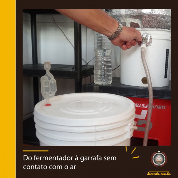 Do fermentador à garrafa sem contato com o ar